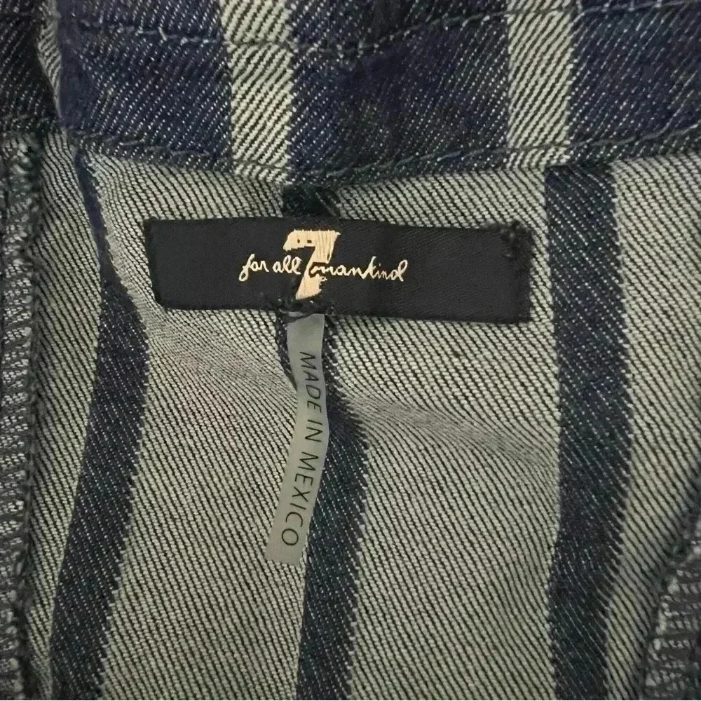 7 For All Mankind Stripe Jumpsuit - Picture 9 of 10